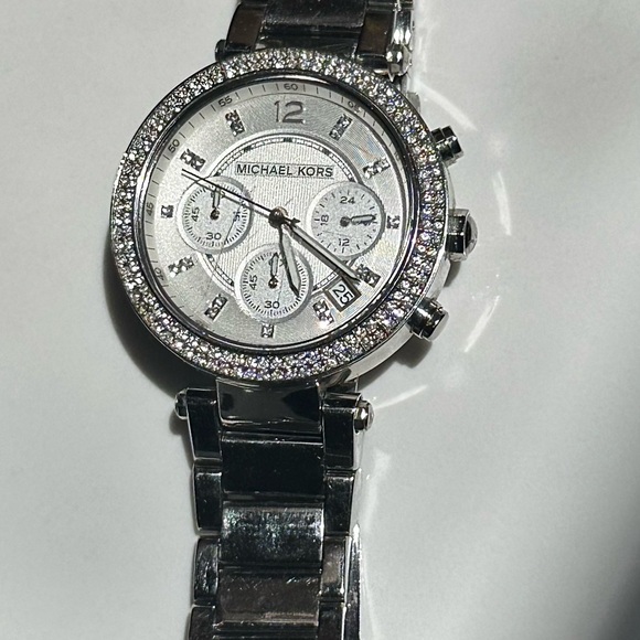 Michael Kors Parker MK5353 Bling Watch - Picture 4 of 6